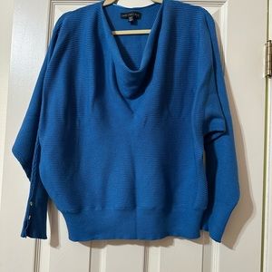 Joan Vass Women’s Sweater Size M Blue